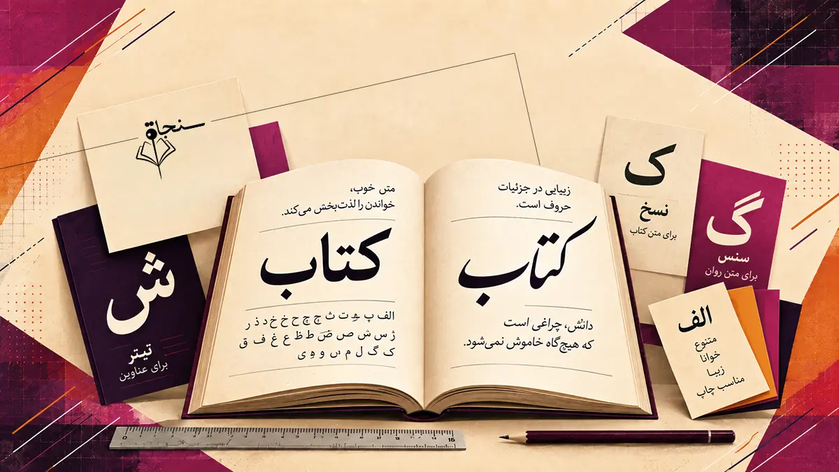 بهترین فونت برای چاپ کتاب