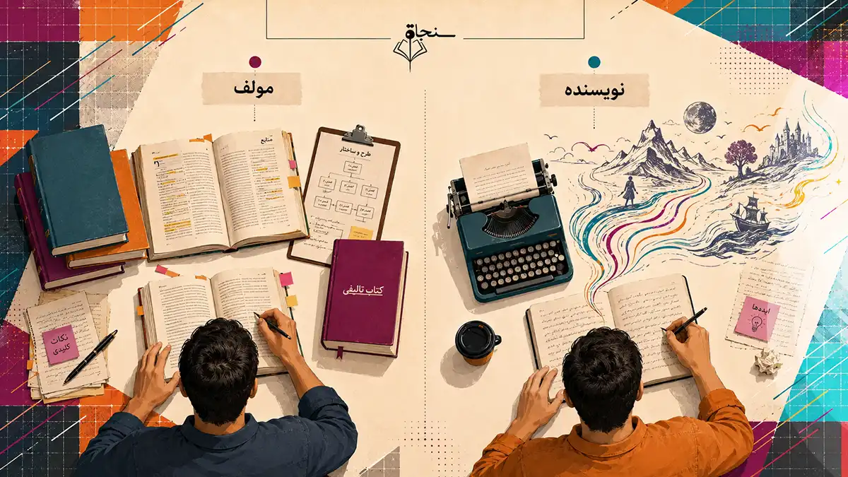 تفاوت مولف و نویسنده